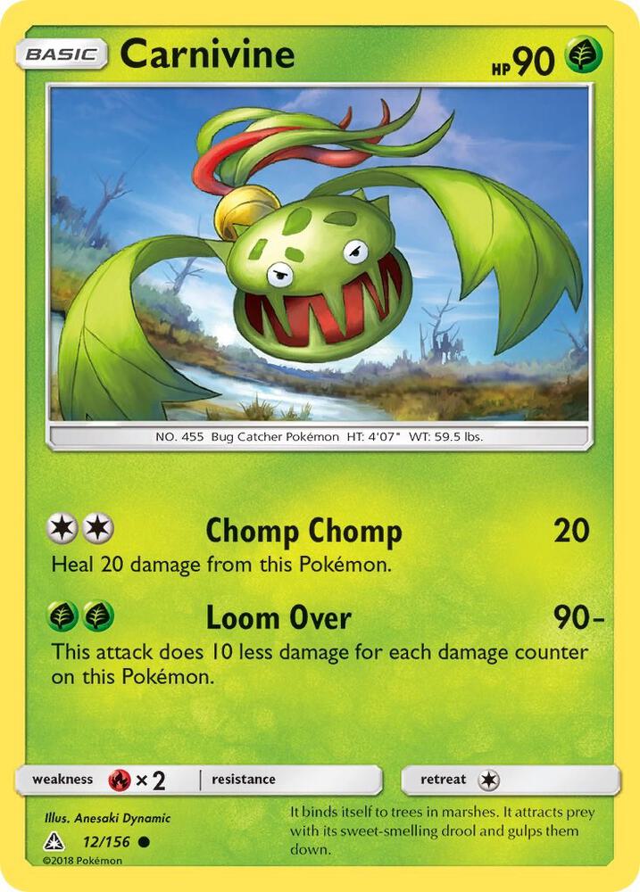 Image for Carnivine (12/156) (SM05) - Pokemon
