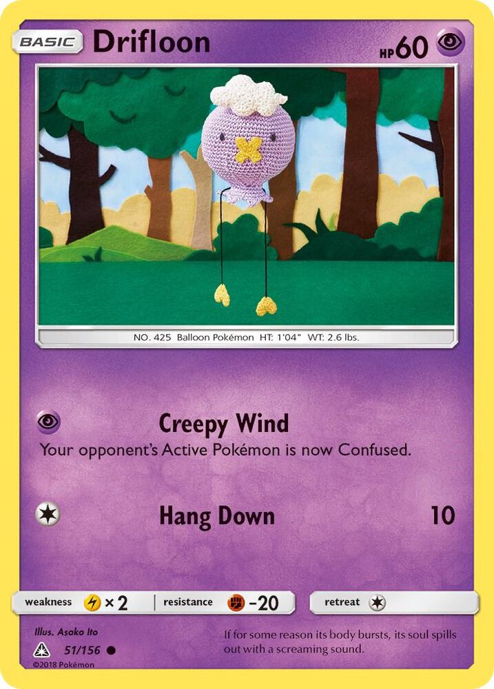 Image for Drifloon (51/156) (SM05) - Pokemon