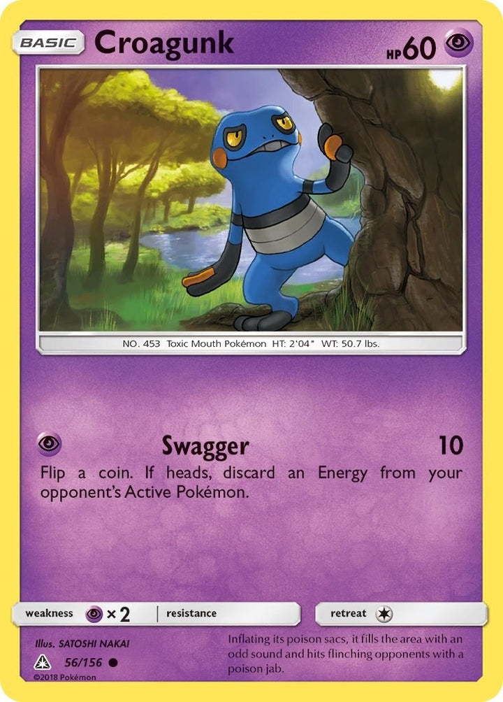 Image for Croagunk (56/156) (SM05) - Pokemon