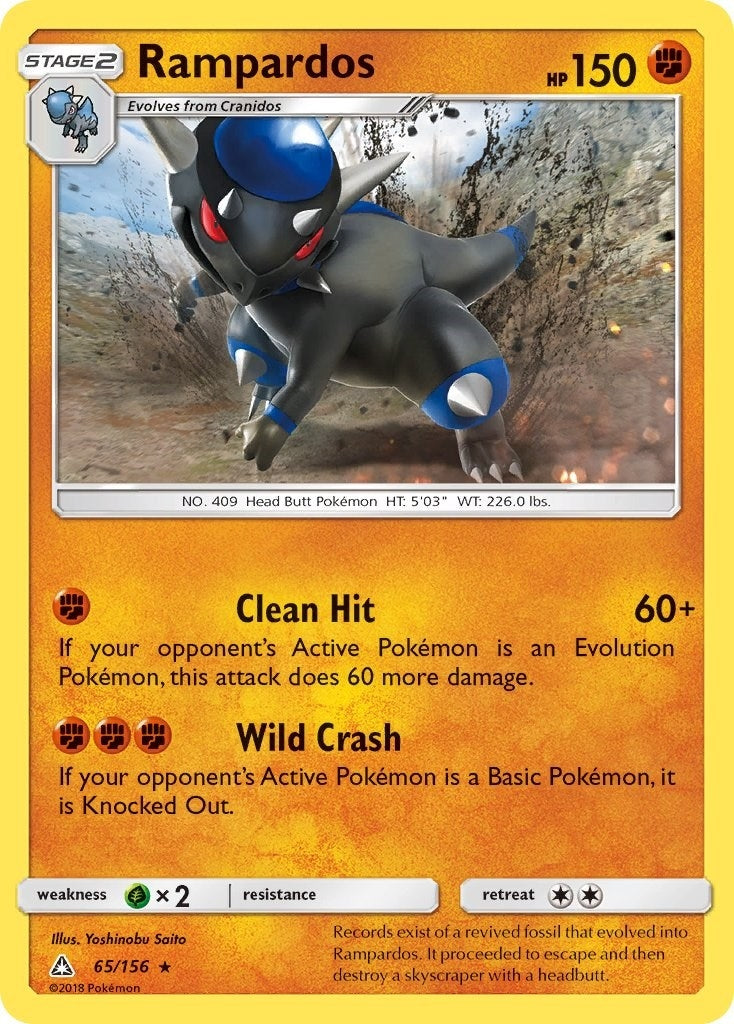 Image for Rampardos (65/156) (SM05) - Pokemon