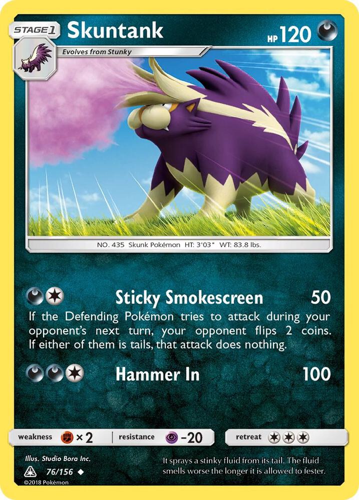 Image for Skuntank (76/156) (SM05) - Pokemon