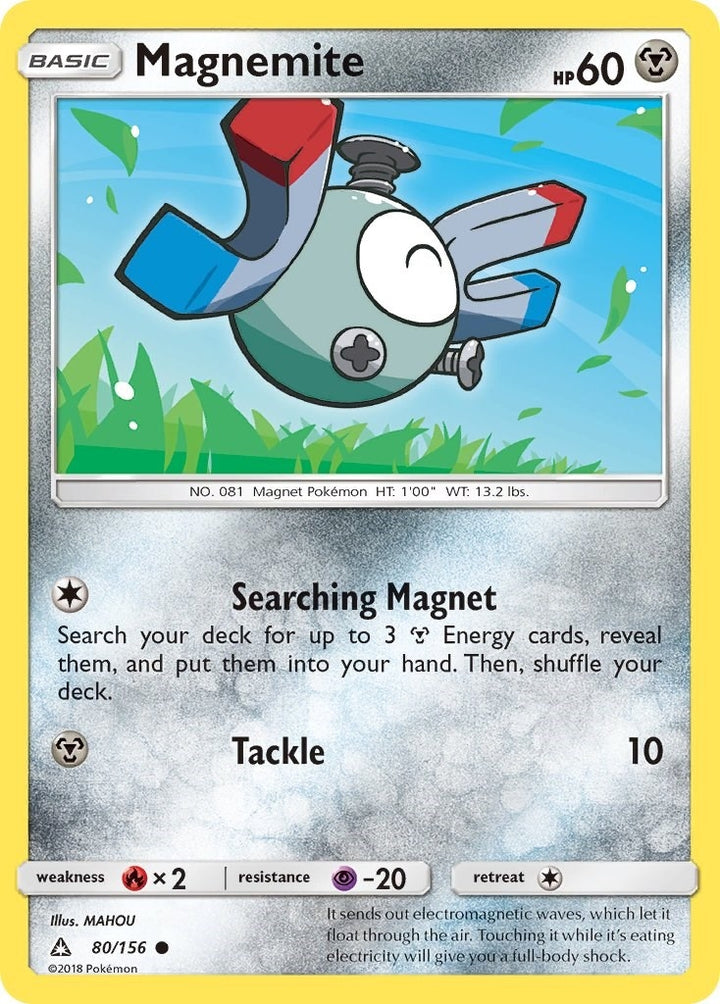 Image for Magnemite (80) (80/156) (SM05) - Pokemon