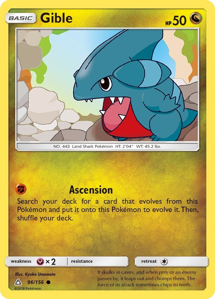 Image for Gible (96) (96/156) (SM05) - Pokemon