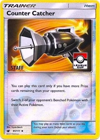 Image for Counter Catcher - 91/111 (League Cup) [Staff] (091/111) (PR) - Pokemon
