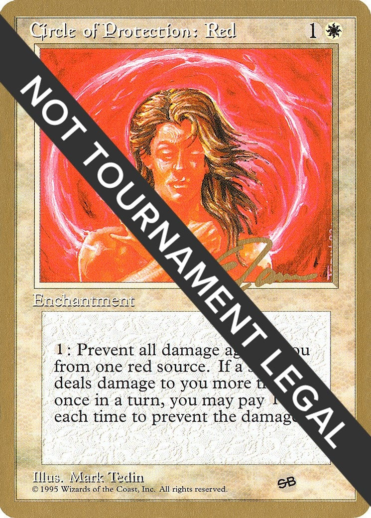 Image for Circle of Protection: Red - 1996 Eric Tam (4ED) (SB) (WCD) - Magic: The Gathering