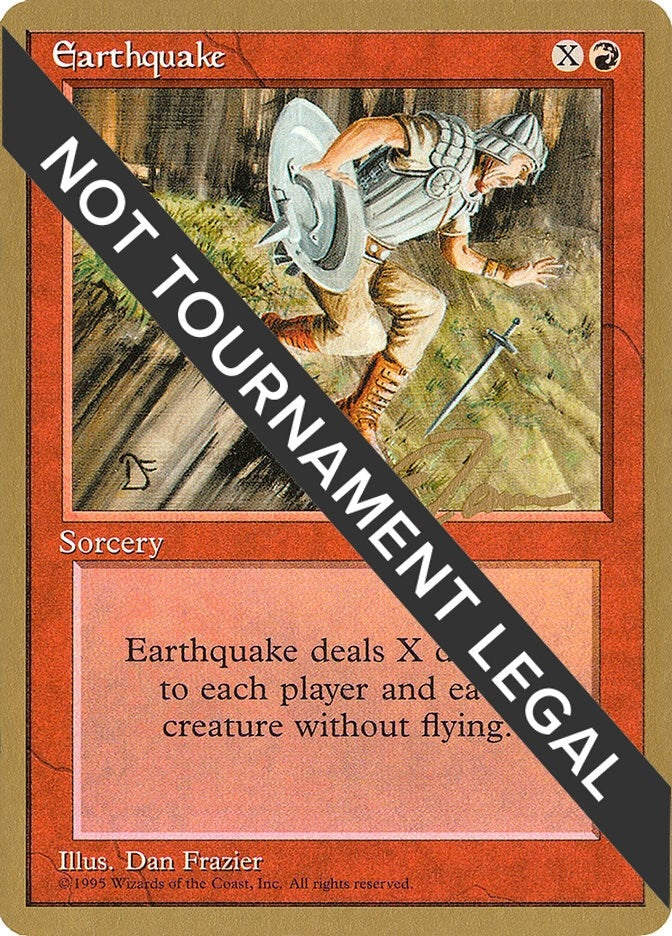 Image for Earthquake - 1996 Eric Tam (4ED) - Magic: The Gathering