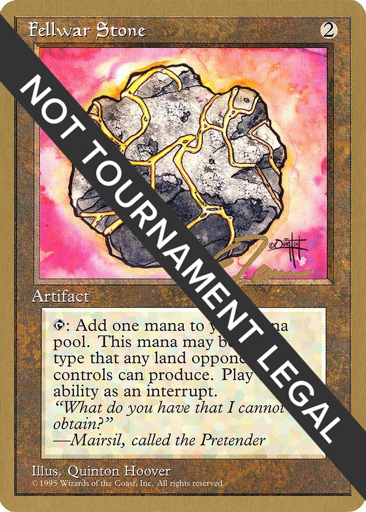Image for Fellwar Stone - 1996 Eric Tam (4ED) (WCD) - Magic: The Gathering