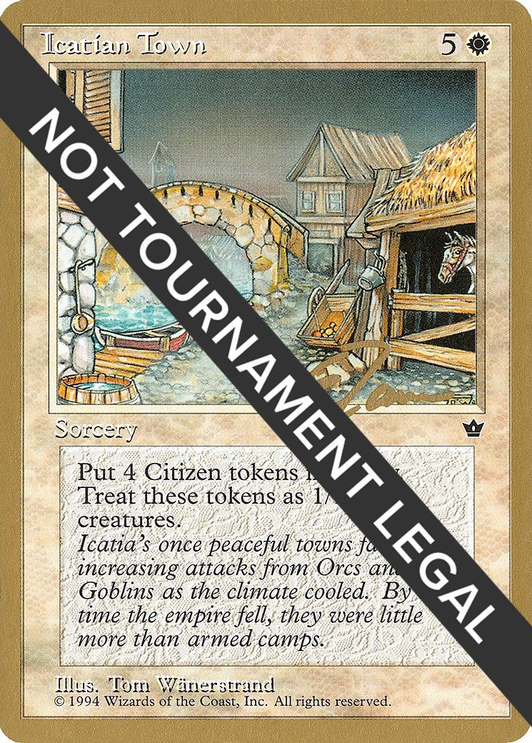 Image for Icatian Town - 1996 Eric Tam (FEM) - Magic: The Gathering