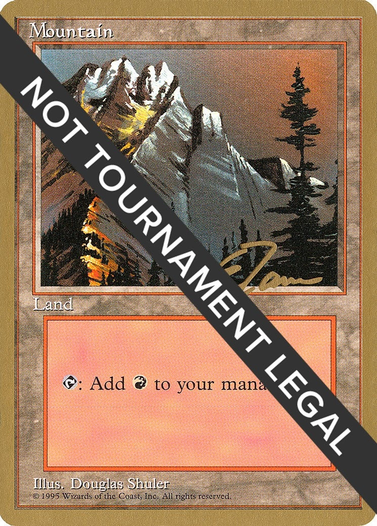 Image for Mountain (A) - 1996 Eric Tam (4ED) - Magic: The Gathering