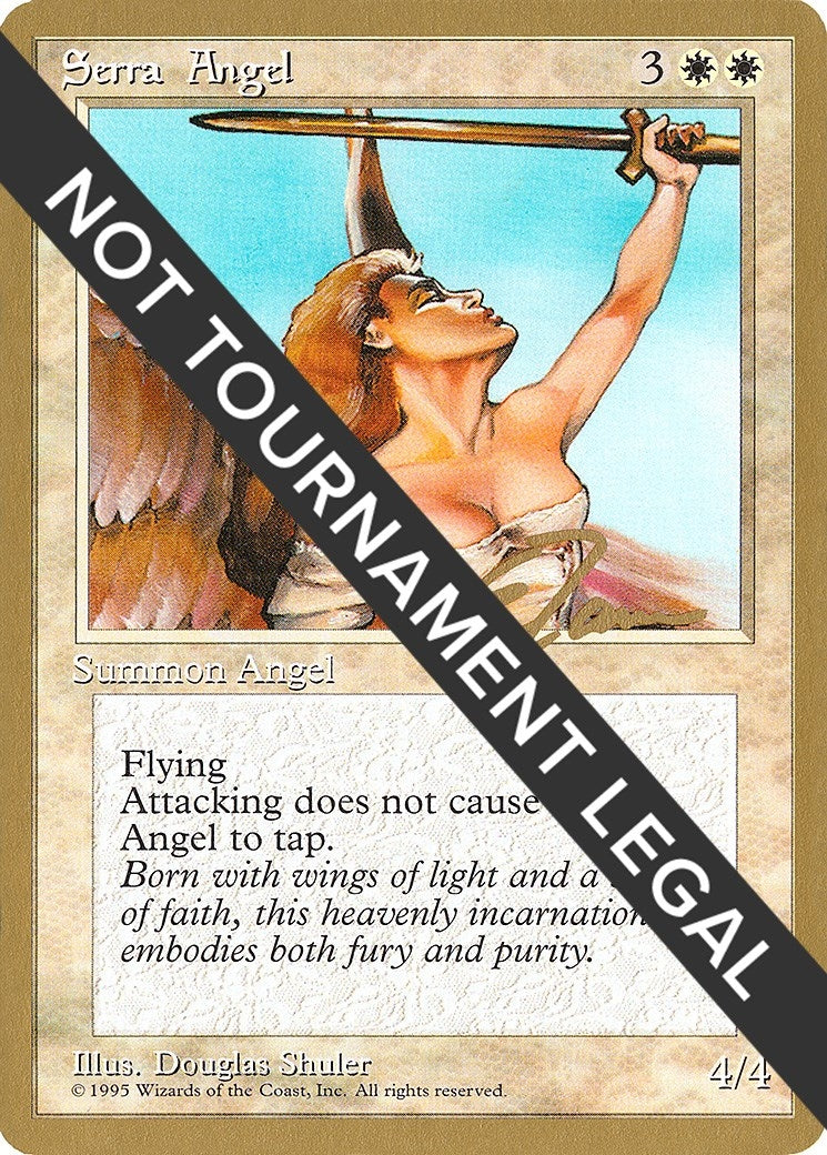 Image for Serra Angel - 1996 Eric Tam (4ED) - Magic: The Gathering
