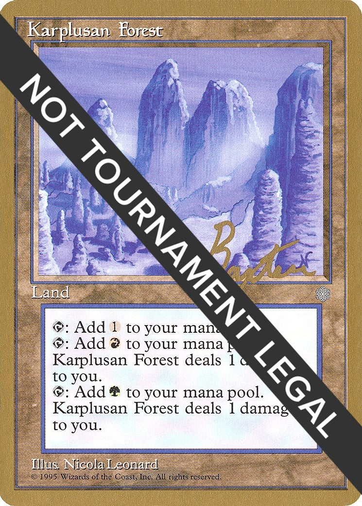 Image for Karplusan Forest - 1996 George Baxter (ICE) - Magic: The Gathering
