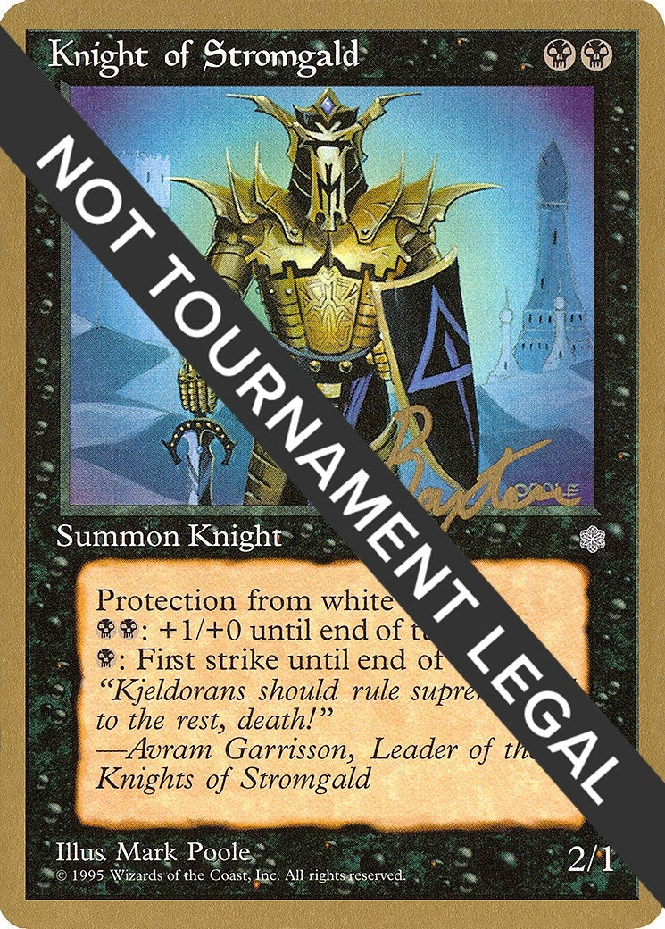 Image for Knight of Stromgald - 1996 George Baxter (ICE) (WCD) - Magic: The Gathering