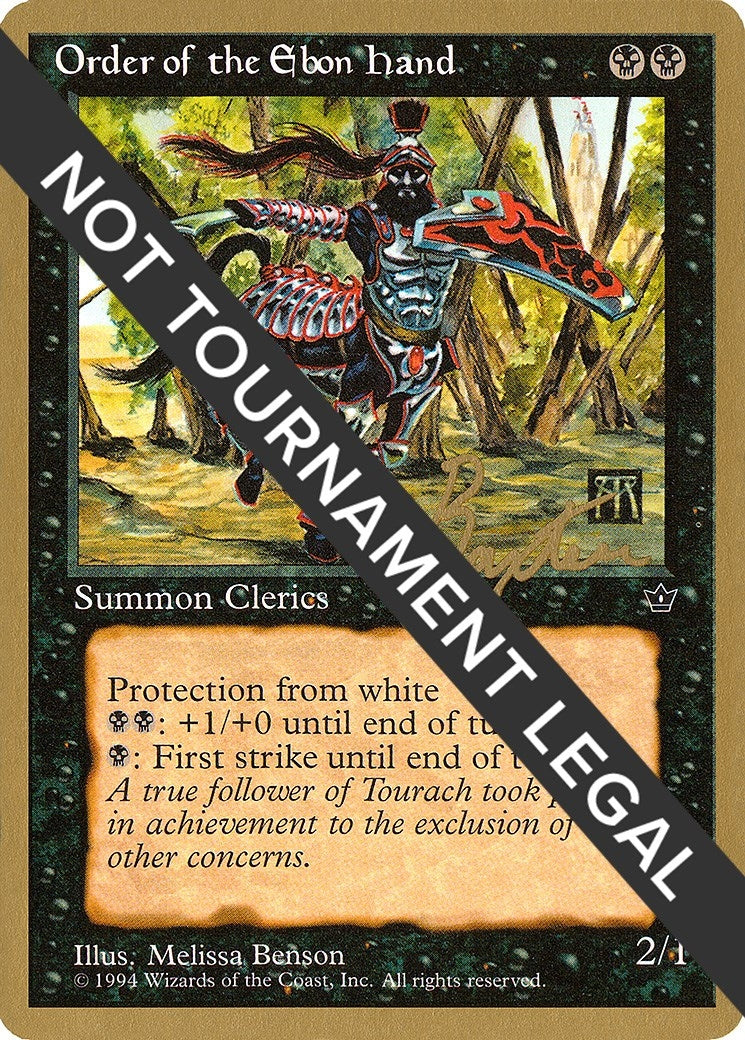 Image for Order of the Ebon Hand (Benson) - 1996 George Baxter (FEM) - Magic: The Gathering