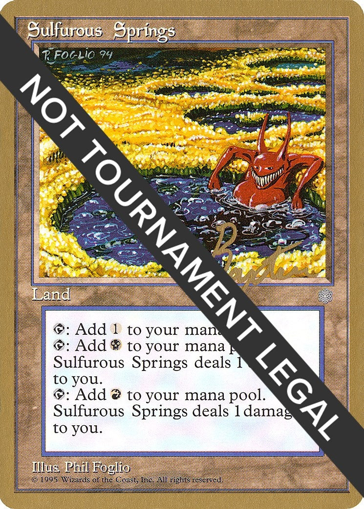 Image for Sulfurous Springs - 1996 George Baxter (ICE) (WCD) - Magic: The Gathering