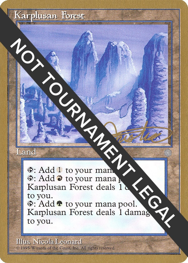 Image for Karplusan Forest - 1996 Mark Justice (ICE) (WCD) - Magic: The Gathering