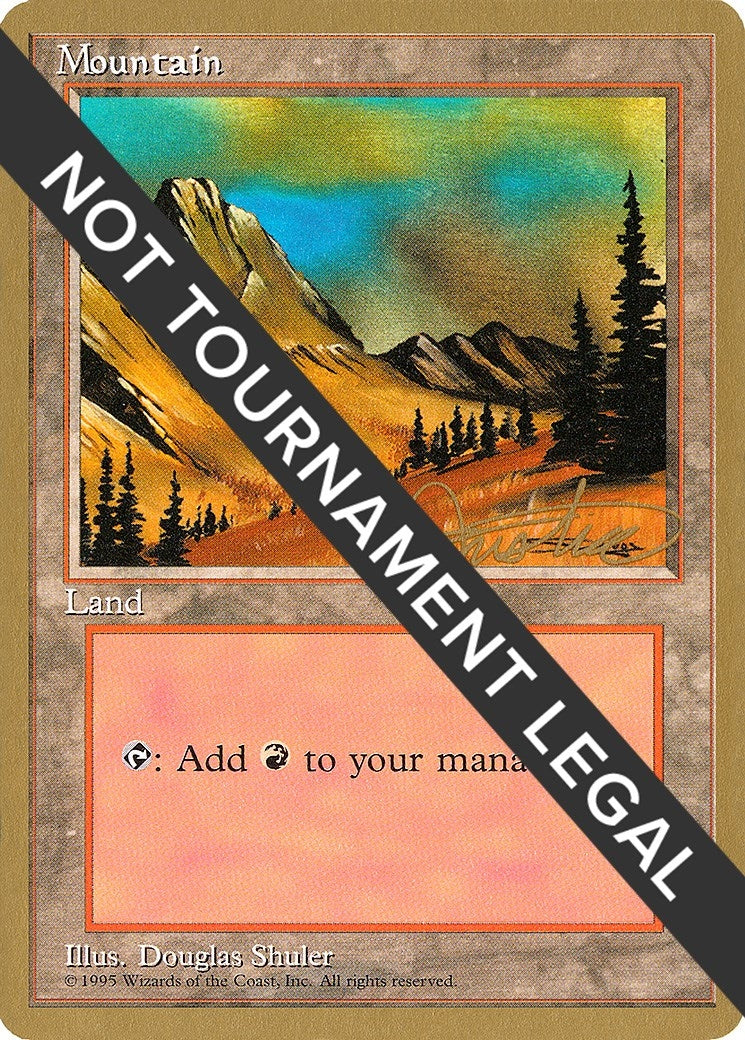 Image for Mountain (C) - 1996 Mark Justice (4ED) - Magic: The Gathering