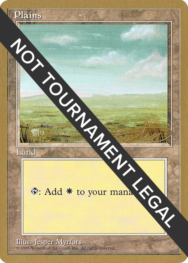 Image for Plains (C) - 1996 Mark Justice (4ED) - Magic: The Gathering