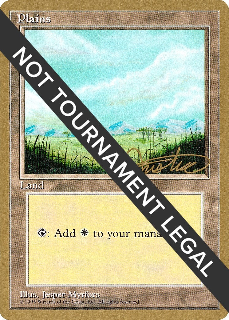 Image for Plains (B) - 1996 Mark Justice (4ED) - Magic: The Gathering