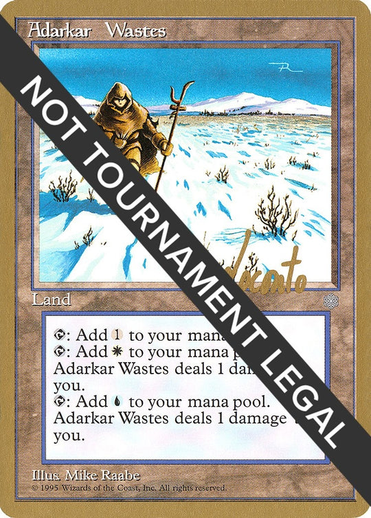 Image for Adarkar Wastes - 1996 Michael Loconto (ICE) (WCD) - Magic: The Gathering