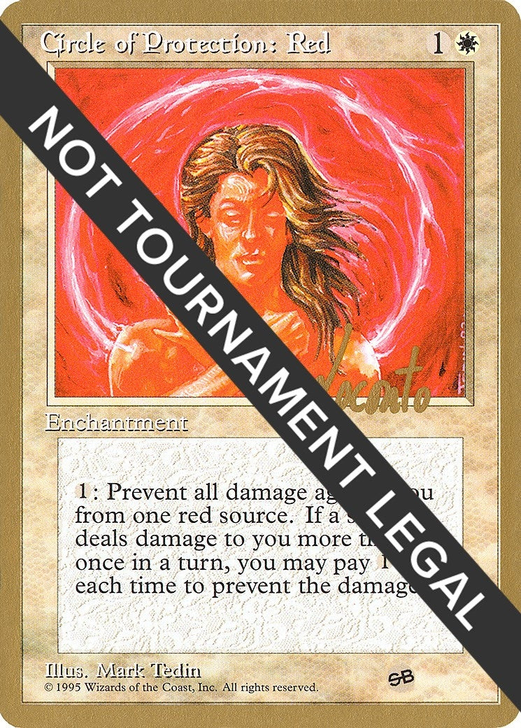 Image for Circle of Protection: Red - 1996 Michael Loconto (4ED) (SB) - Magic: The Gathering