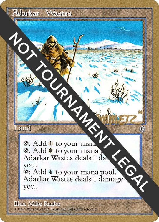 Image for Adarkar Wastes - 1996 Shawn "Hammer" Regnier (ICE) (WCD) - Magic: The Gathering