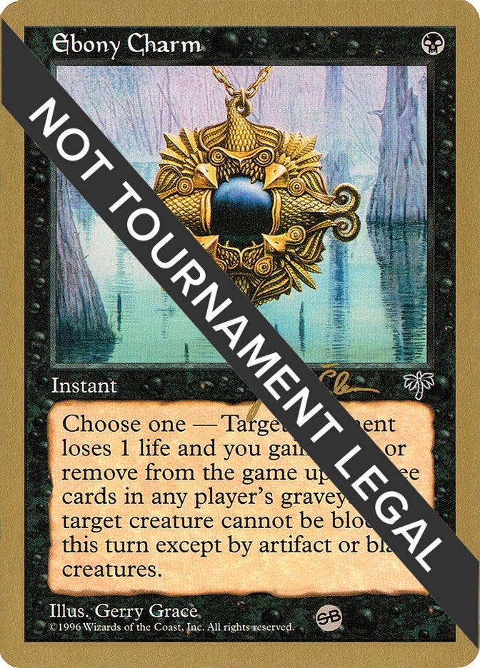 Image for Ebony Charm - 1997 Jakub Slemr (MIR) (SB) - Magic: The Gathering