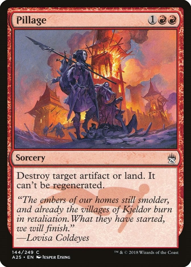Image for Pillage (144) - Magic: The Gathering