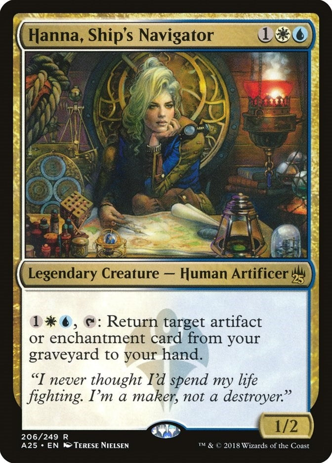 Image for Hanna, Ship's Navigator (206) - Magic: The Gathering
