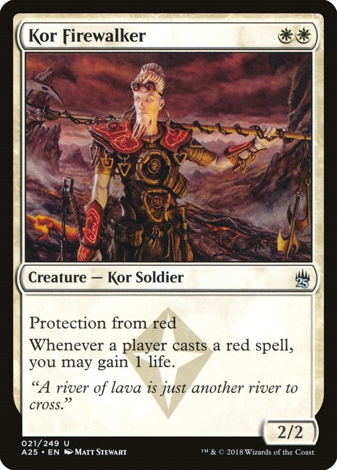 Image for Kor Firewalker (21) - Magic: The Gathering