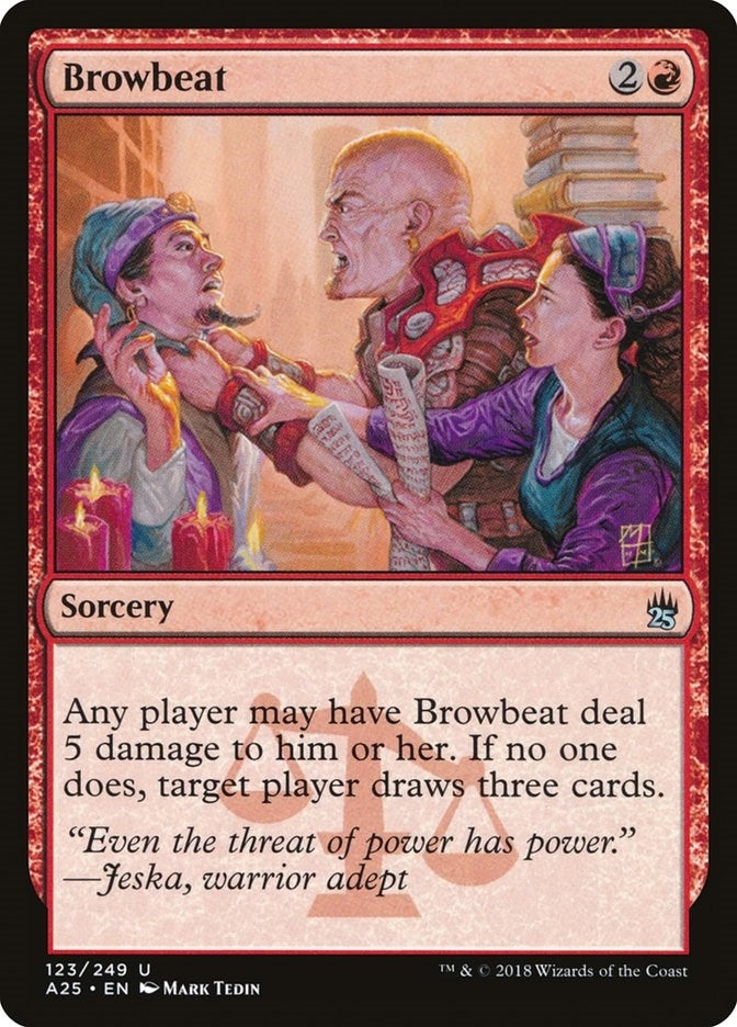 Image for Browbeat (123) - Magic: The Gathering