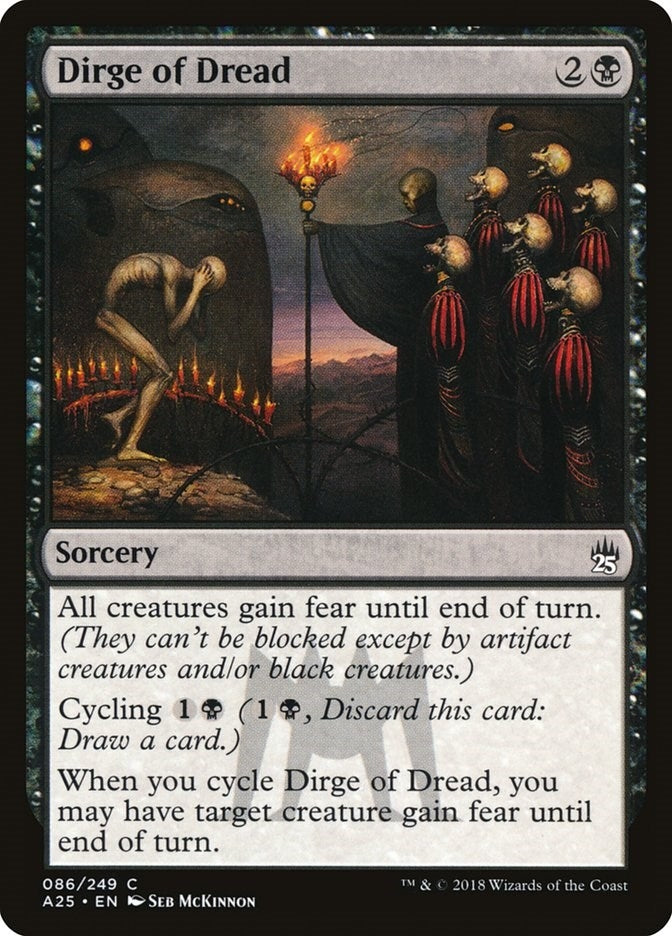 Image for Dirge of Dread (86) - Magic: The Gathering