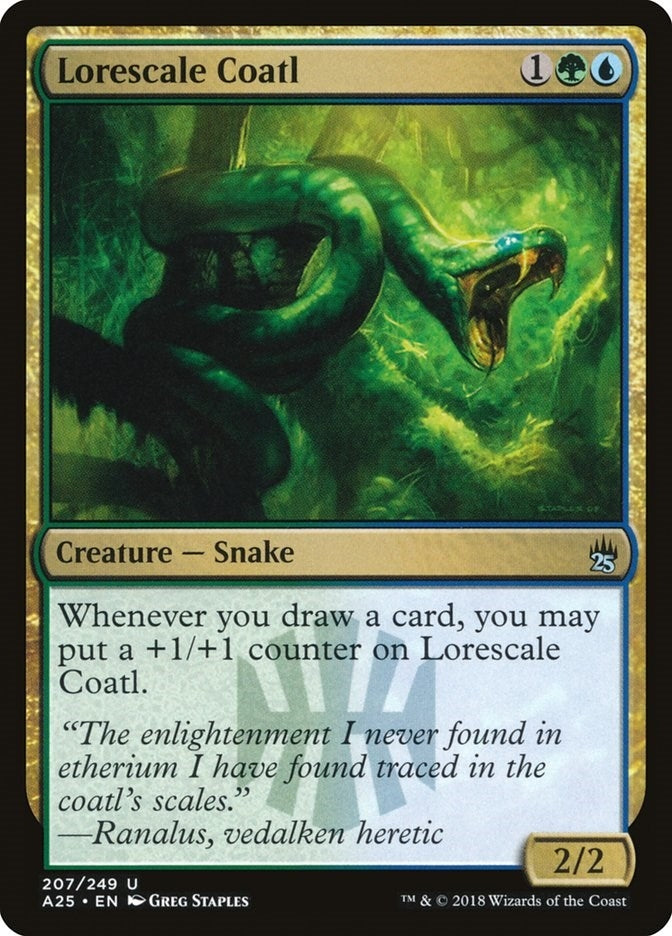 Image for Lorescale Coatl (207) - Magic: The Gathering