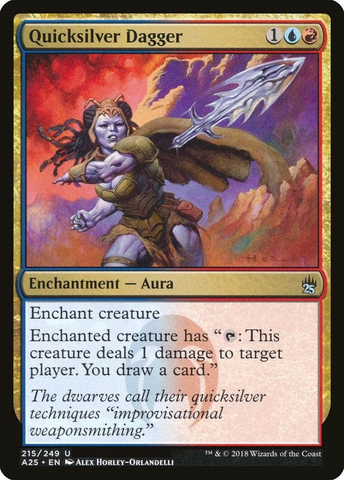 Image for Quicksilver Dagger (215) - Magic: The Gathering