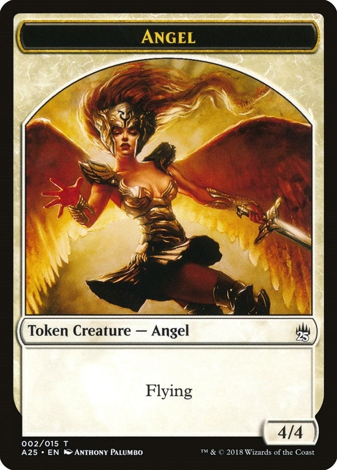 Image for Angel Token (002) (2) (A25) - Magic: The Gathering