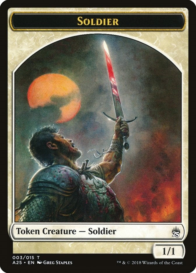 Image for Soldier Token (003) (3) - Magic: The Gathering