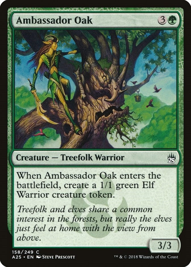 Image for Ambassador Oak (158) (A25) - Magic: The Gathering