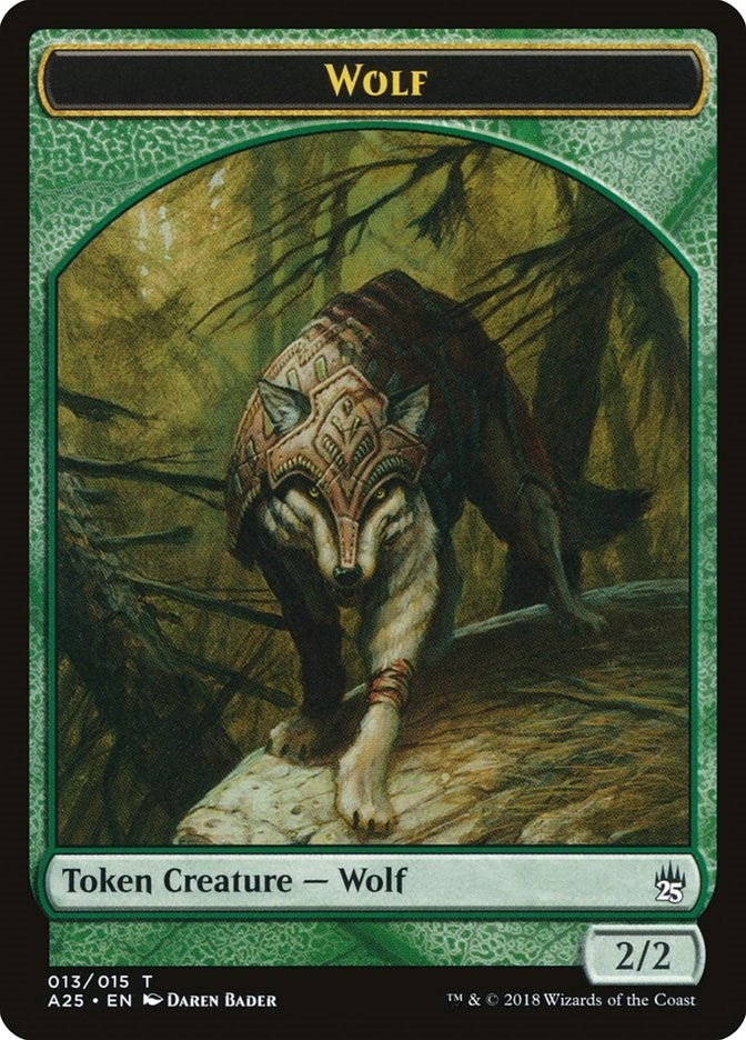 Image for Wolf Token (013) (13) - Magic: The Gathering