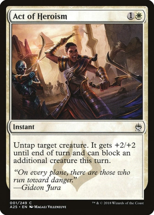 Image for Act of Heroism (1) (A25) - Magic: The Gathering