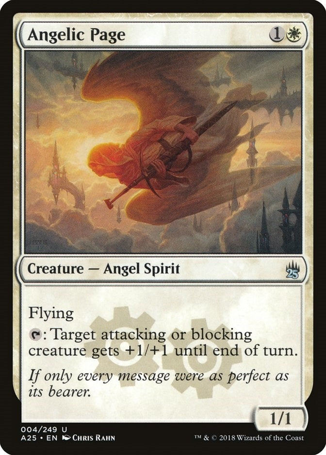 Image for Angelic Page (4) (A25) - Magic: The Gathering