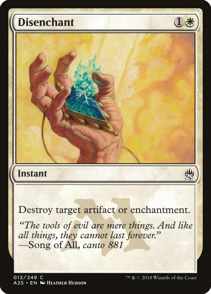 Image for Disenchant (12) - Magic: The Gathering