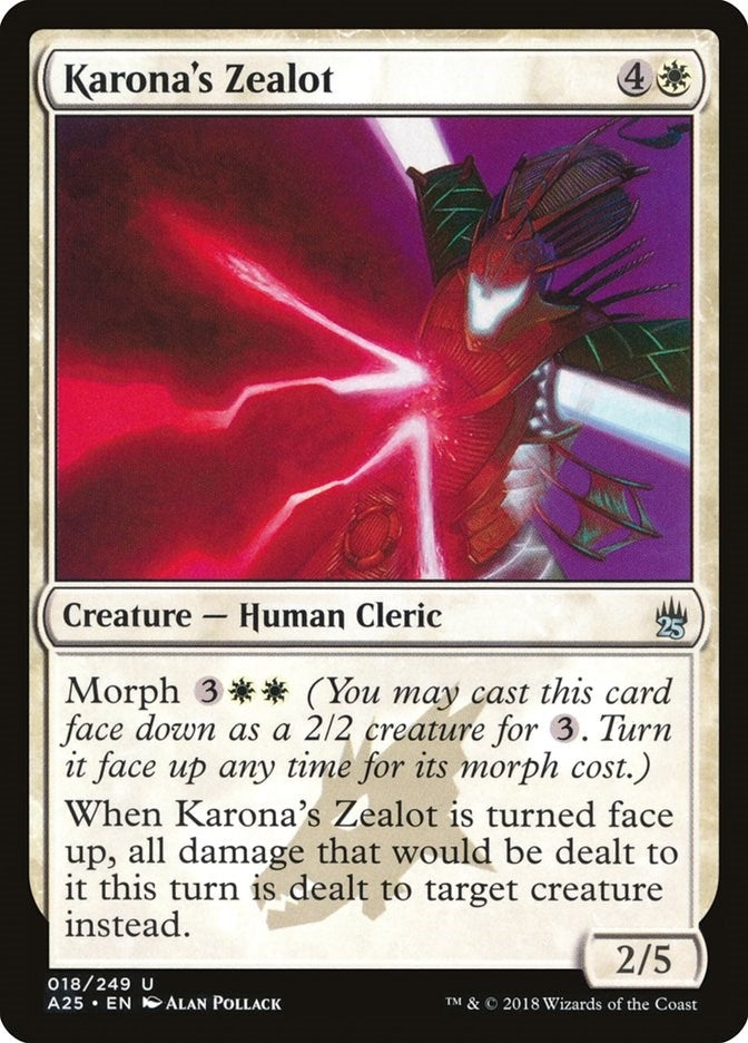 Image for Karona's Zealot (18) - Magic: The Gathering