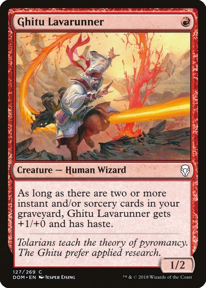 Image for Ghitu Lavarunner (127) (DOM) - Magic: The Gathering