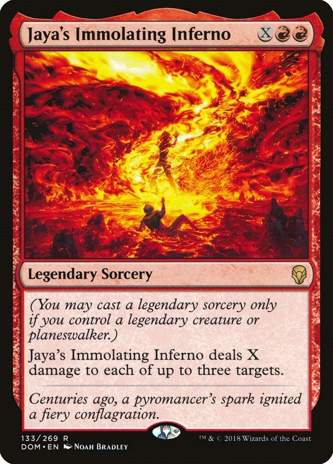 Image for Jaya's Immolating Inferno (133) - Magic: The Gathering