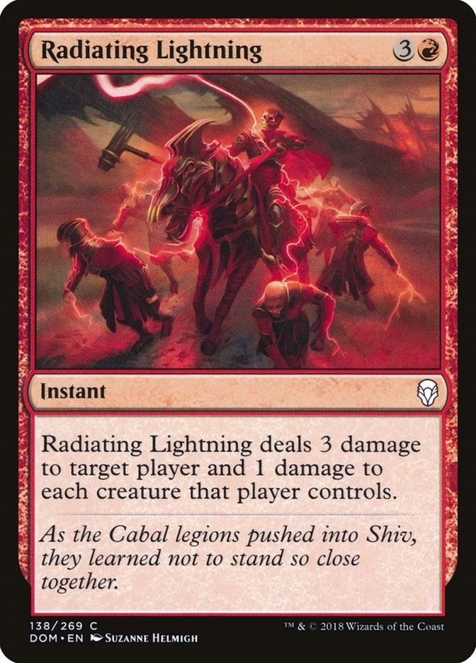 Image for Radiating Lightning (138) (DOM) - Magic: The Gathering