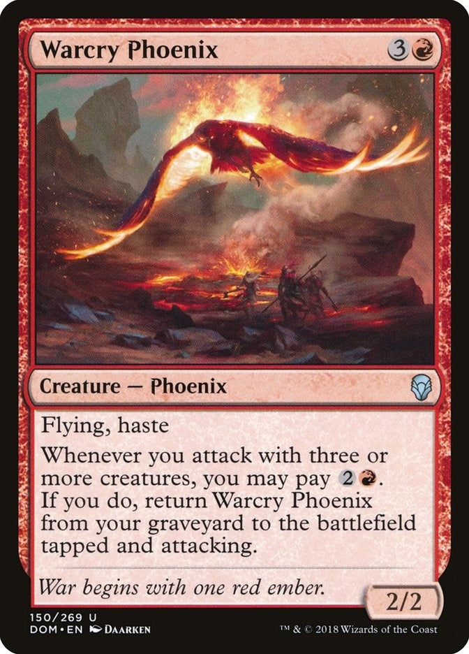 Image for Warcry Phoenix (150) (DOM) - Magic: The Gathering