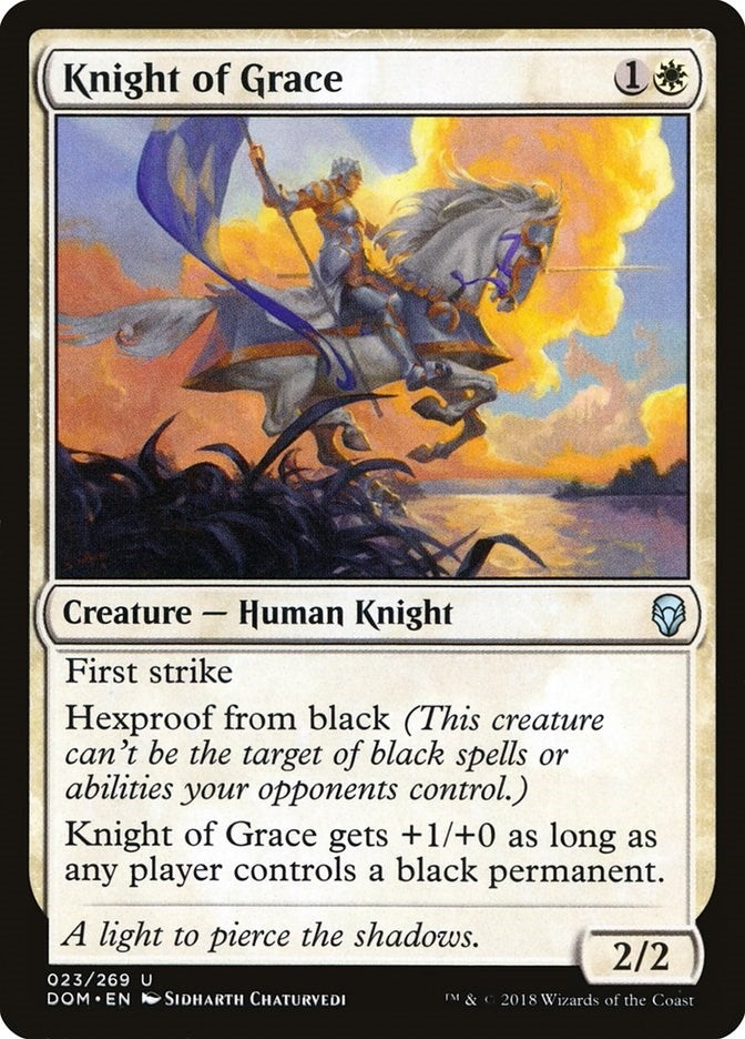 Image for Knight of Grace (23) (DOM) - Magic: The Gathering