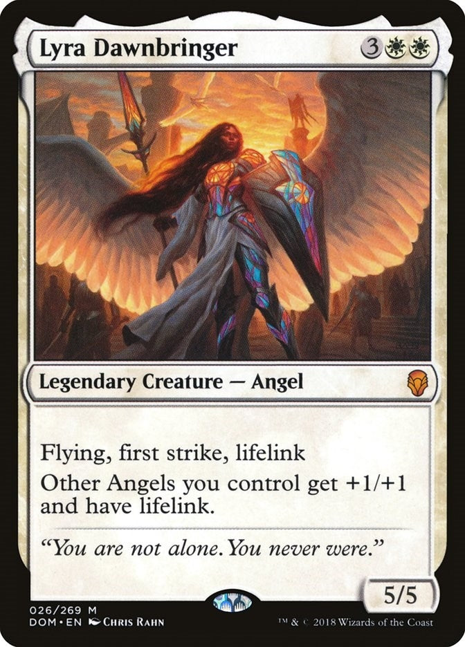 Image for Lyra Dawnbringer (26) (DOM) - Magic: The Gathering