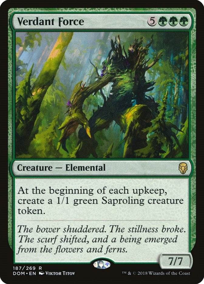 Image for Verdant Force (187) - Magic: The Gathering