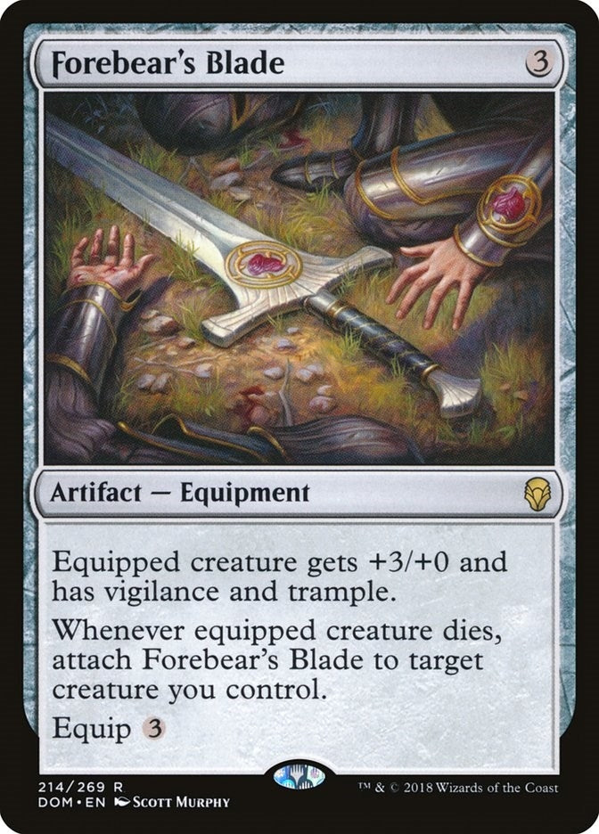 Image for Forebear's Blade (214) - Magic: The Gathering
