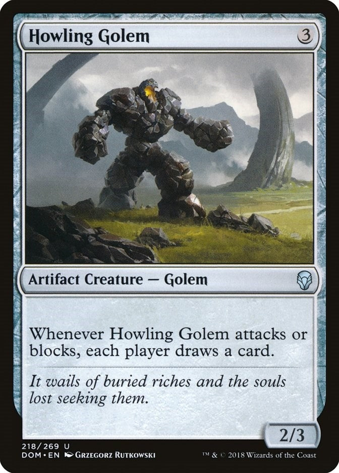 Image for Howling Golem (218) - Magic: The Gathering